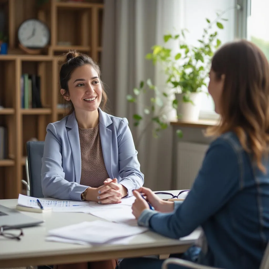 One-on-one consultation coaching