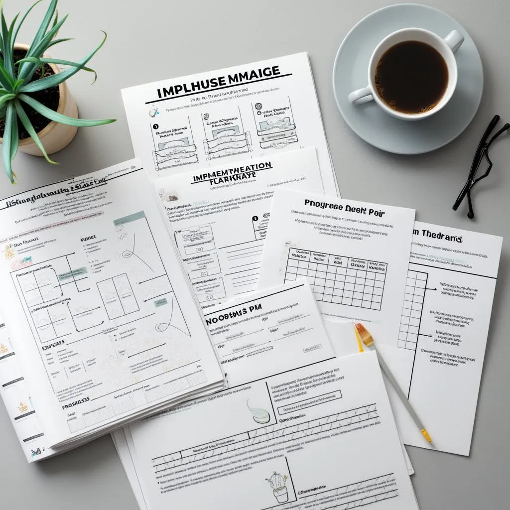 Implementation toolkit with action plan templates